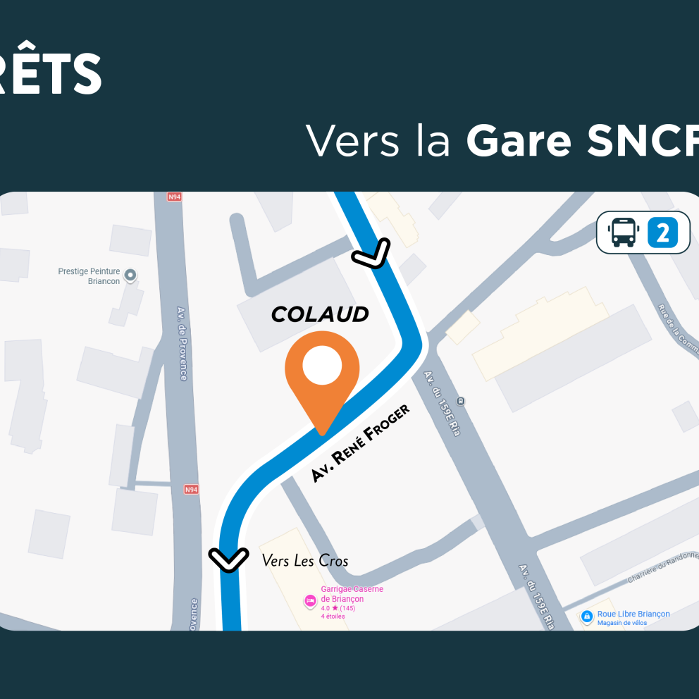 Arrêt Colaud - Vers gare SNCF