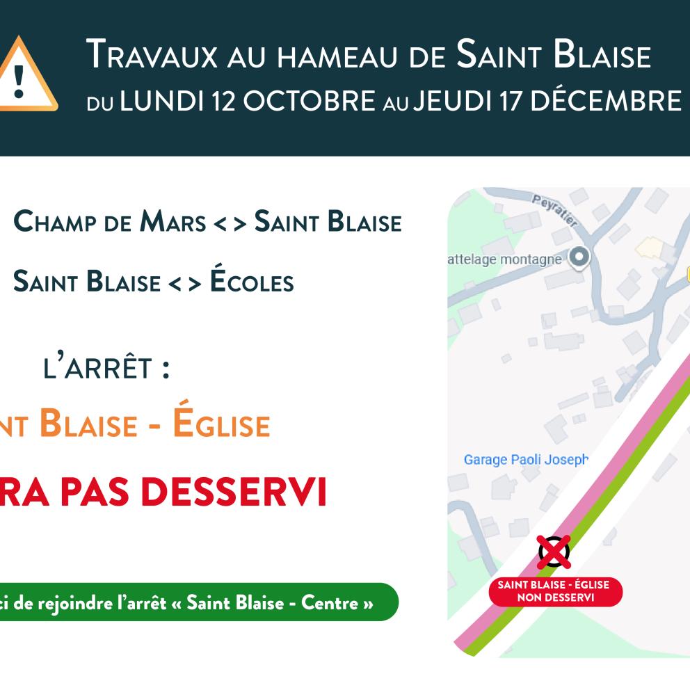 TRAVAUX SAINT BLAISE